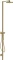 Hansgrohe Axor Starck Duschsäule mit Thermostat und Kopfbrause 240 1jet polished gold optic Vorschaubild