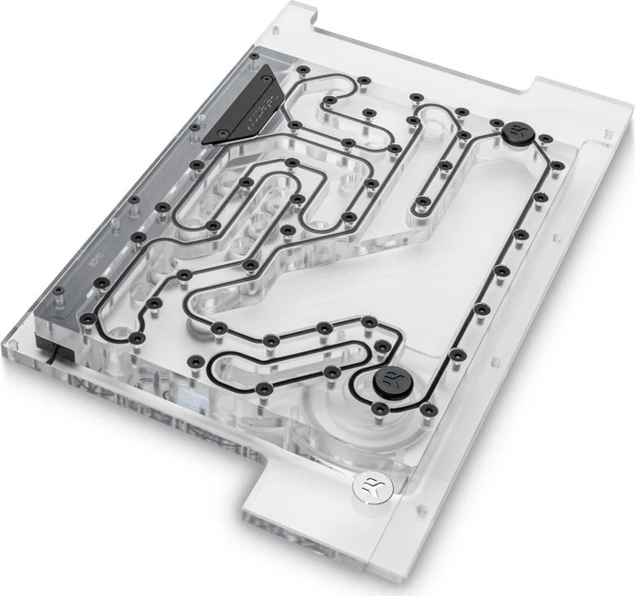 EK Water Blocks Quantum Line EK-Quantum Reflection² PC-O11D Mini D5 PWM D-RGB, Verteilerplatte mit Pumpe, Acryl