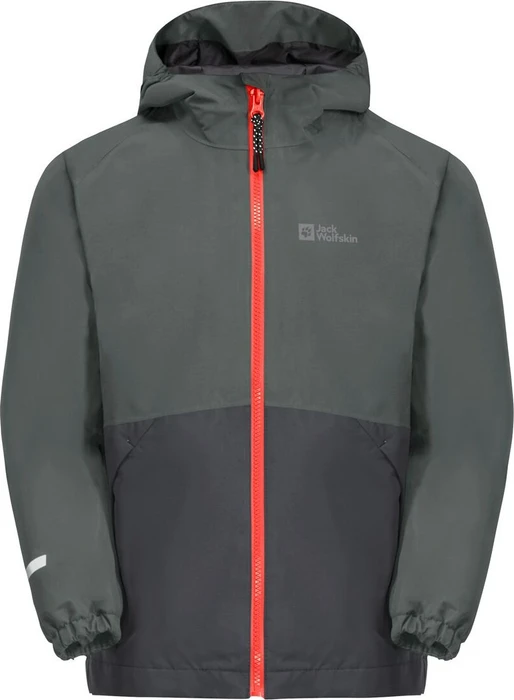 Jack Wolfskin Iceland 3in1 Funktionsjacke slate green (Junior)