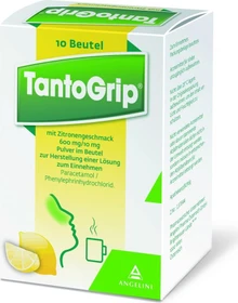 TantoGrip mit Zitronengeschmack Beutel, 10 Stück