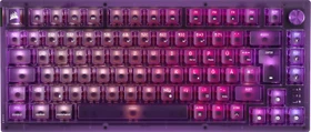 Corsair Gaming K65 Plus Wireless 75% RGB, Atomic Purple, MLX RED V2, USB/Bluetooth, DE