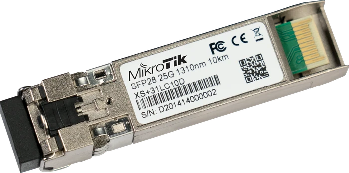 MikroTik RouterBOARD XS+31 10G LAN-Transceiver, LC-Duplex SM 10km, SFP28