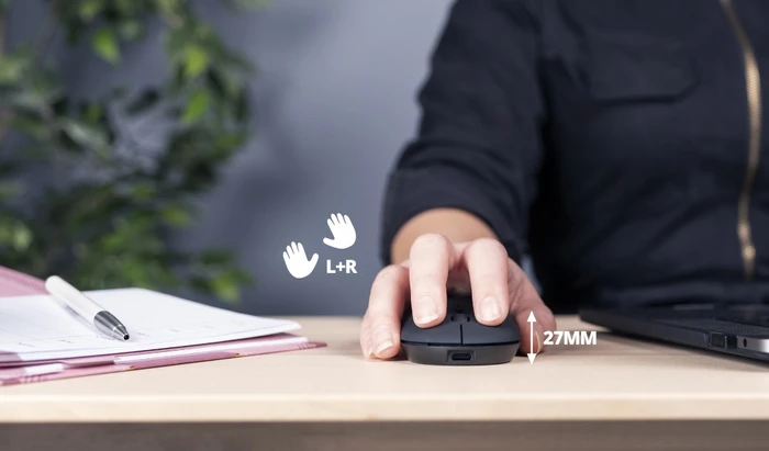 Trust Puck Wireless Mouse schwarz, USB/Bluetooth