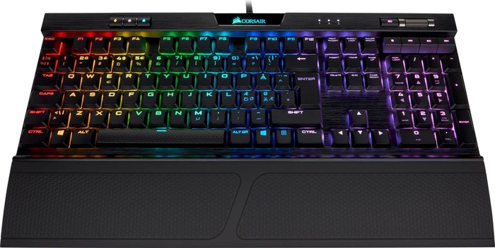 Corsair Gaming K70 RGB MK.2 Low Profile Rapidfire, MX LOW PROFILE RGB SPEED, USB, ND
