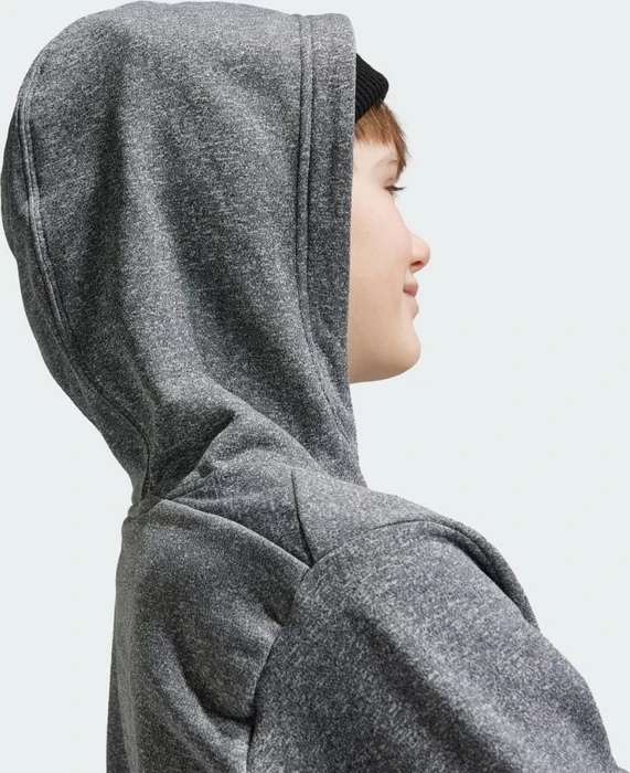 adidas Fleece Hoodie black melange/grey four/grey two (Junior)