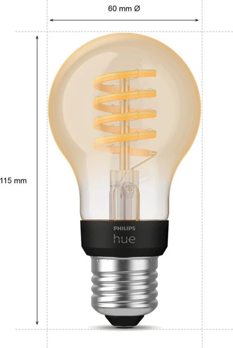 Philips Hue White Ambiance 550 Filament E27 7W A60