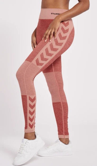 hummel CLEA Seamless Tight Hose lang withered rose (Damen)