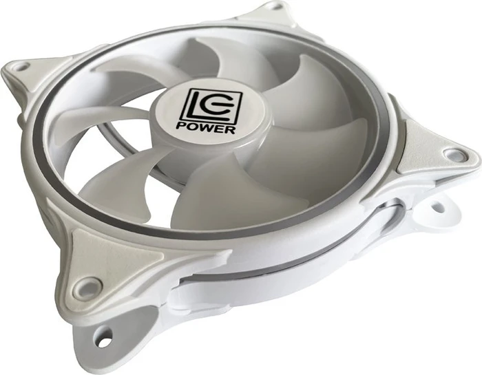 LC-Power Case Fan 120mm ARGB, weiß, 120mm