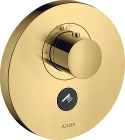 Hansgrohe Axor ShowerSelect rund Thermostat HighFlow mit 2 Ventilen polished gold optic