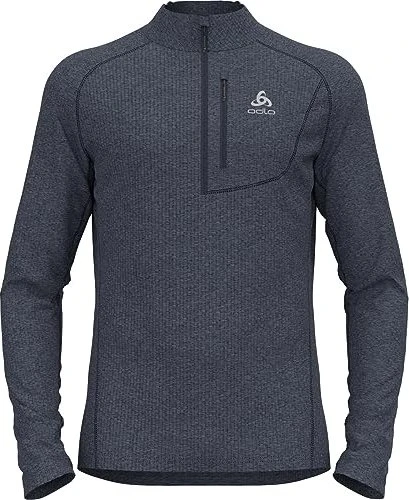 Odlo Tencia Midlayer Half Zip Funktionsshirt langarm india ink melange (Herren)