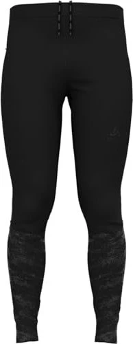 Odlo Zeroweight Warm Reflect Tights Laufhose lang schwarz (Herren)