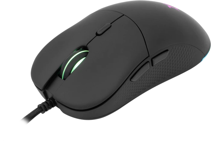 White Shark Bagdemagus Black Gaming Mouse, schwarz, USB