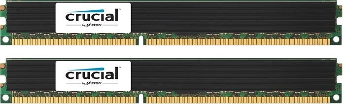 Crucial VLP RDIMM 16GB Kit, DDR3-1333, CL9, 2R, reg ECC