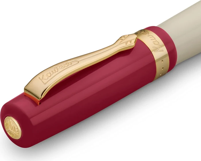 Kaweco Student 30's Blues Gelroller (Mine) weiß/bordeaux