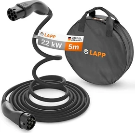 Lapp Mobility Helix Ladekabel Typ 2 schwarz, 22kW, 5m
