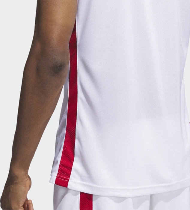 adidas Icon Squad Trikot ärmellos white/team power red (Herren)