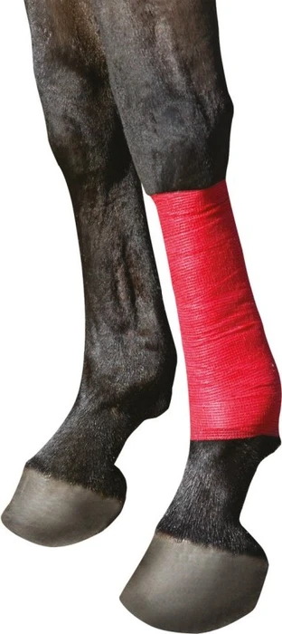 Kerbl EquiLastic Selbsthaftende Bandage, 450x7.50cm, rot