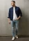 Street One Racer Jeans soft greencast random wash (Herren) Vorschaubild