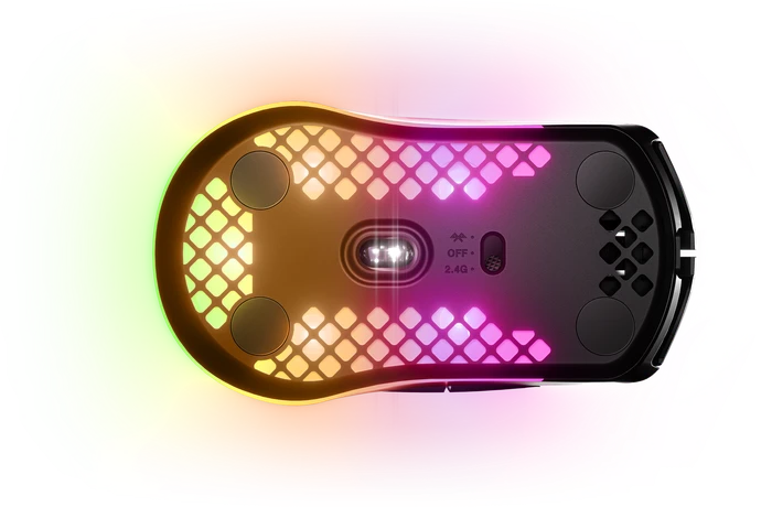 SteelSeries Aerox 3 Wireless schwarz, USB/Bluetooth