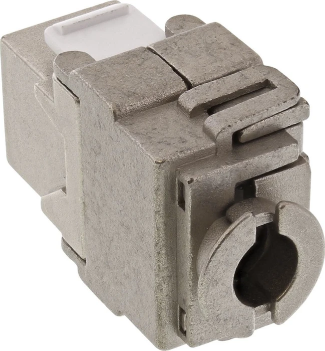 InLine Keystone Modul RJ-45 Buchse/Verlegekabel Cat6a, SNAP-In