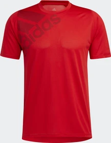 adidas Freelift Badge of Sport Funktionsshirt kurzarm vivid red (Herren)