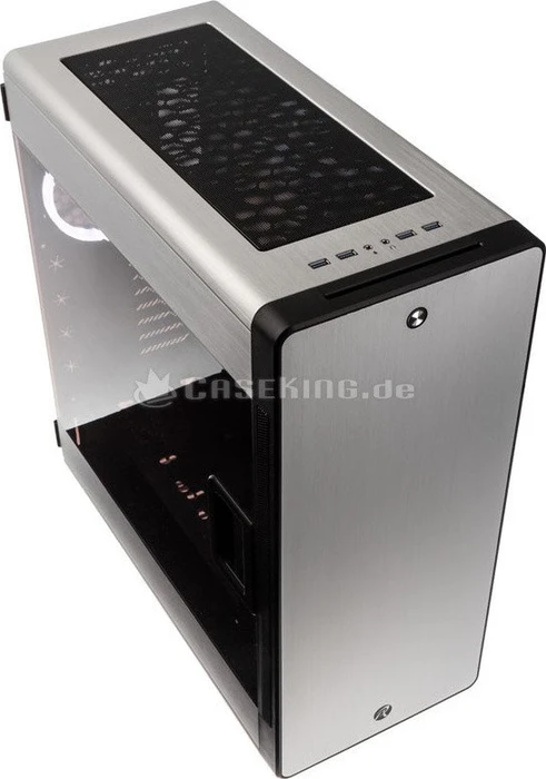 Raijintek Asterion Plus, silber, Acrylfenster