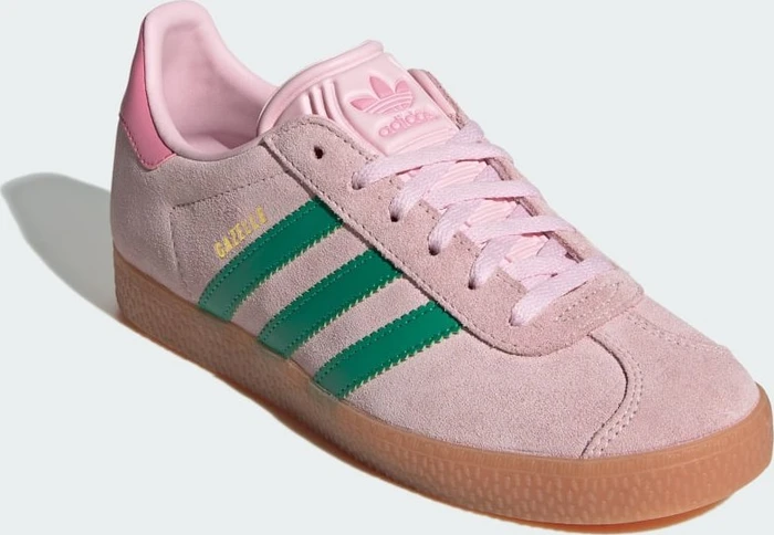 adidas Gazelle clear pink/court green/bliss pink (Junior)