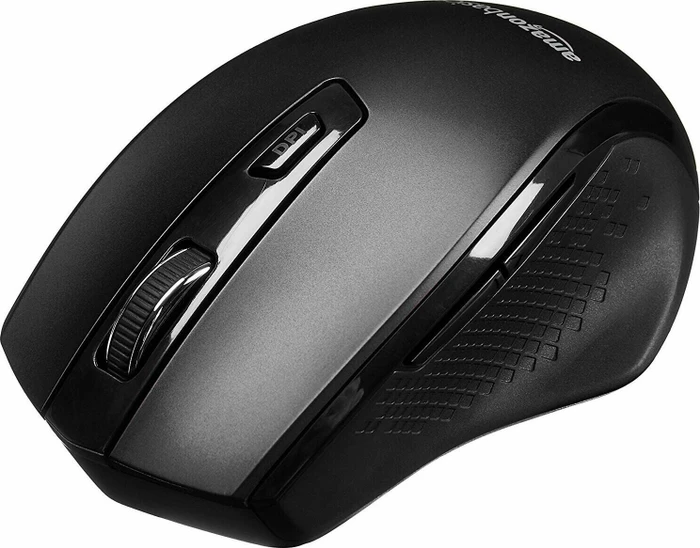 AmazonBasics G6B Ergonomic Wireless Mouse schwarz, USB