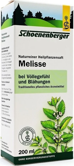 Salus Schoenenberger Melisse Naturreiner Heilpflanzensaft, 200ml