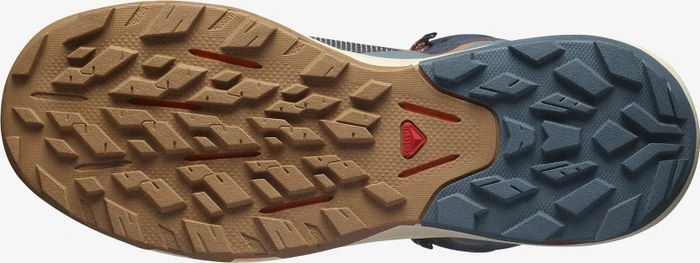 Salomon OUTpulse Mid GTX ebony/bleached sand/vibrant orange (Herren)