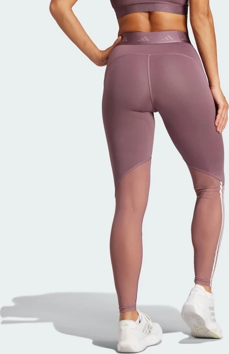 adidas Hyperglam Full-Length Hose lang shadow fig/white (Damen)