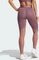 adidas Hyperglam Full-Length Hose lang shadow fig/white (Damen) Vorschaubild