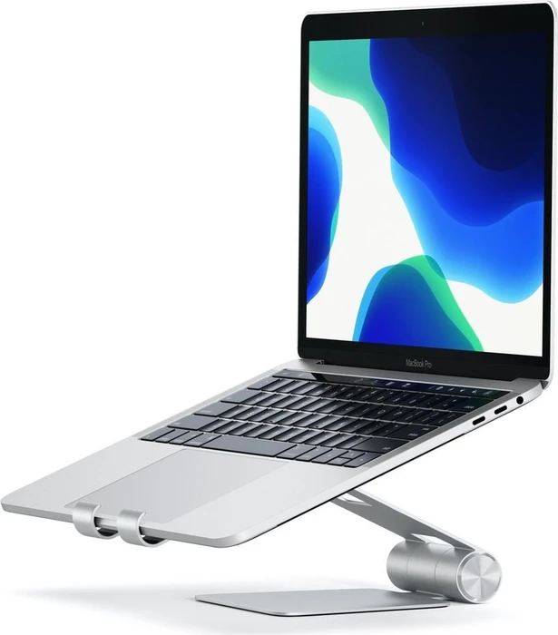 Satechi R1 Aluminum Hinge Holder, Tablet-Stand 4-13", Silver, faltbar