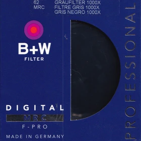 B+W Filter F-Pro ND3.0 ND1000 (110) MRC neutral grau 62mm