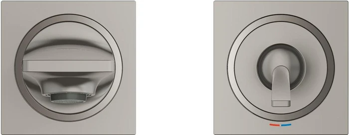 Grohe Allure 2-Loch-Waschtischbatterie satin steel