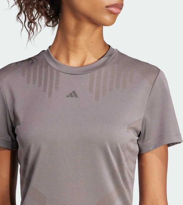 adidas HIIT Airchill Training Funktionsshirt kurzarm charcoal (Damen)