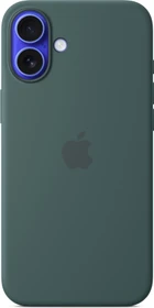 Apple Silikon Case mit MagSafe für iPhone 16 Plus seegrün