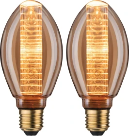 Paulmann Inner Glow Edition Ringmuster LED Birne E27 4W/818 gold, 2 Stück