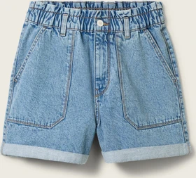 Tom Tailor Relaxed Jeans Shorts Jeans clean mid stone blue denim (Damen)