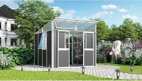 Vitavia Kosmos 7800 Gerätehaus weiß/anthrazit