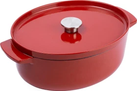 KitchenAid CC006063-001 Gusseisen Bräter oval 30cm empire rot