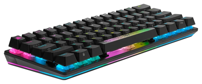 Corsair Gaming K70 PRO MINI Wireless, MX SPEED RGB Silver, USB/Bluetooth, US