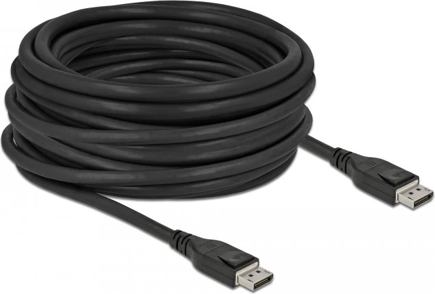 DeLOCK aktives DisplayPort 1.4 Kabel 8K 60Hz schwarz, 12m