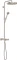 Hansgrohe AXOR One Showerpipe mit Thermostat und Kopfbrause 280 1jet edelstahloptik Vorschaubild