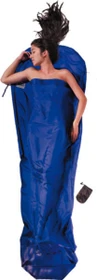 Cocoon MummyLine Small Seide Hüttenschlafsack ultramarine blue