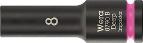 Wera 8790 B Impaktor Deep Außensechskant Steckschlüssel 3/8", 8x63mm