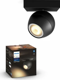 Philips Hue White Ambiance Buckram Erweiterung 1-flammig schwarz