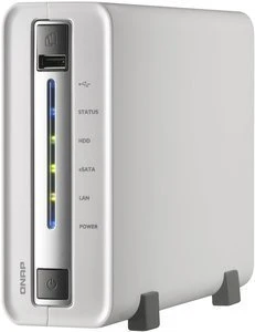QNAP Turbo Station TS-110, 256MB RAM, 1x RJ-45 1000Base-T, 3x USB-A 2.0