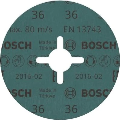 Bosch Professional R574 Best for Metal Fiberschleifscheibe K36, 115x22.23mm, 1 Stück