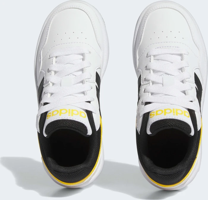 adidas Hoops 3.0 cloud white/core black/bold gold (Junior)